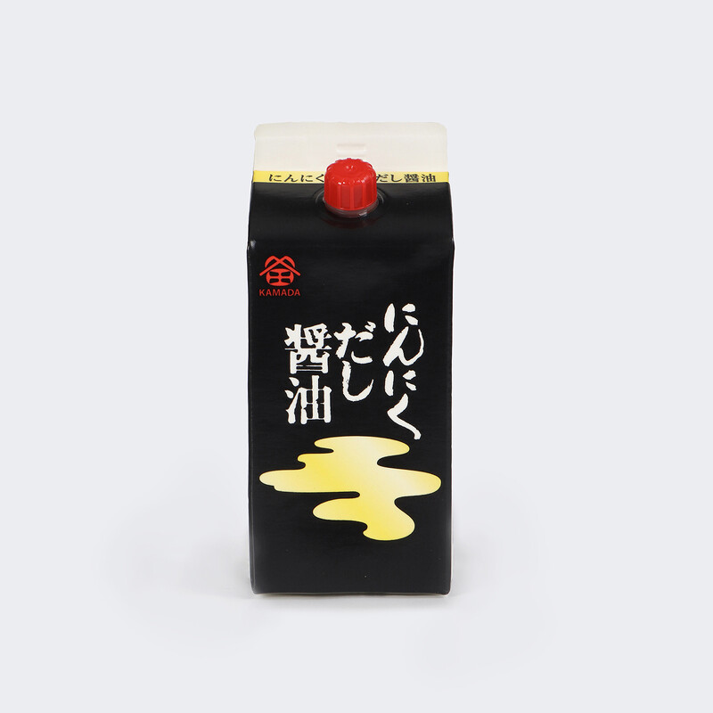 鎌田醬油黑蒜風味。