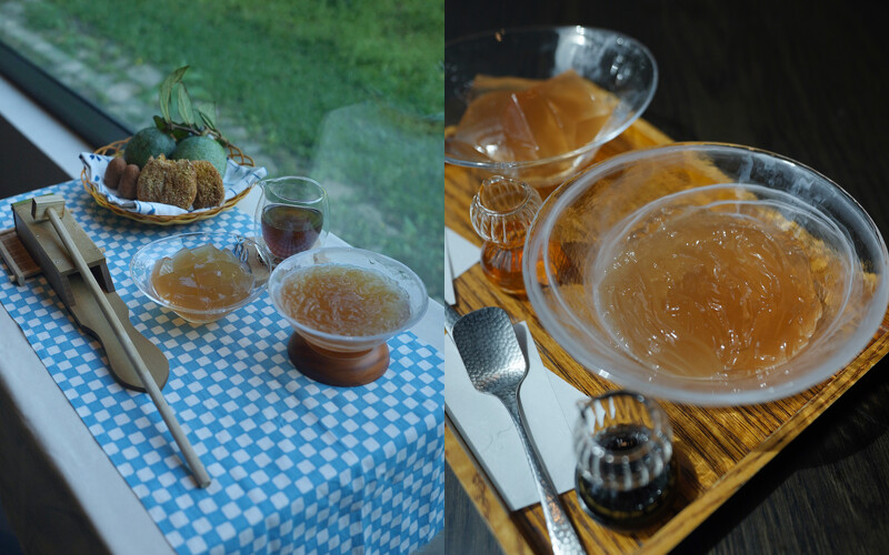 手洗愛玉活動,可選擇合適的兩種水質來進行。