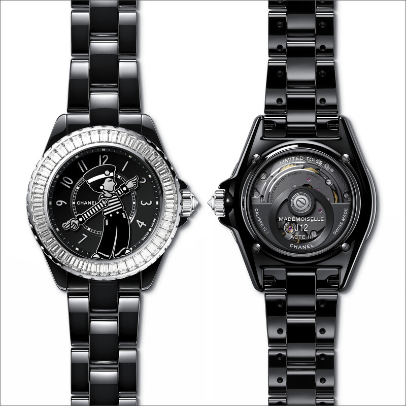 Chanel 2022年新錶 Mademoiselle J12 La Pausa腕錶