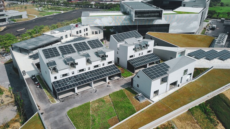 ▲工研院以台灣南部氣候條件打造可節電、儲電的「節能屋」。(圖/工業技術研究院提供)