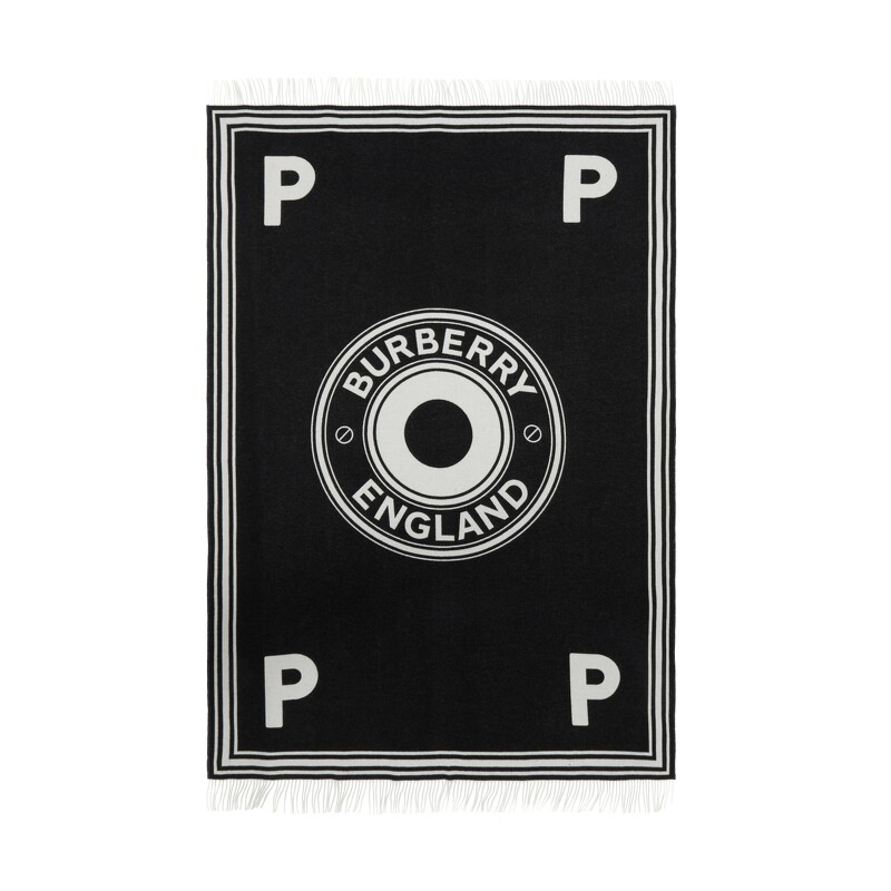 Burberry x Pop Trading_棉質提花浴巾,NT 55,000