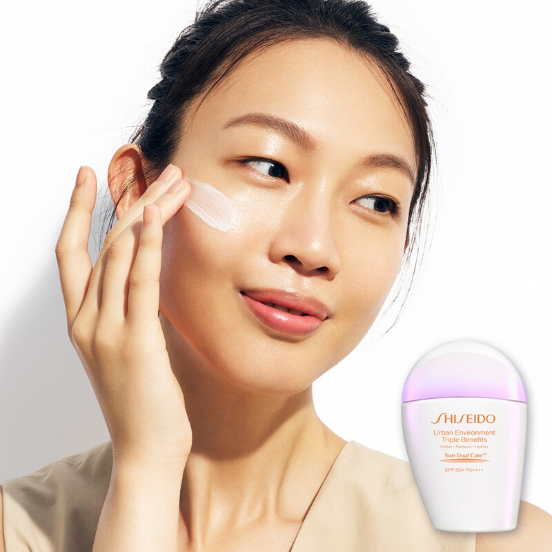 資生堂新豔陽夏亮妍防晒妝前乳SPF50+/PA++++30ml,NT1,550