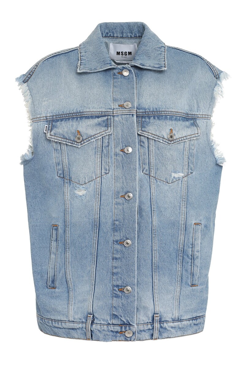 MSGM 丹寧背心,NT21,300。