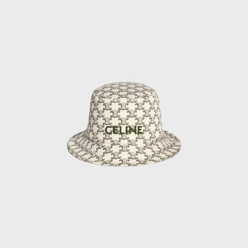 CELINE 印花漁夫帽,NTD17,500。