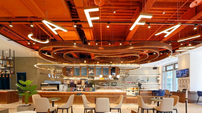 卡啡那CAFFAINA內湖啟航店 店裝