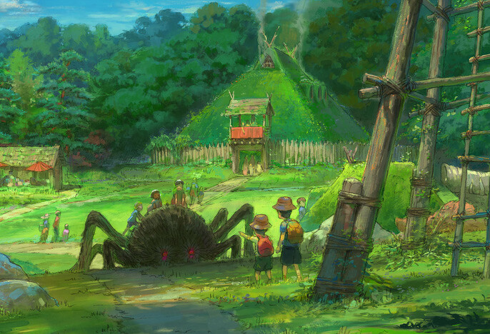 「幽靈之里」園區示意圖