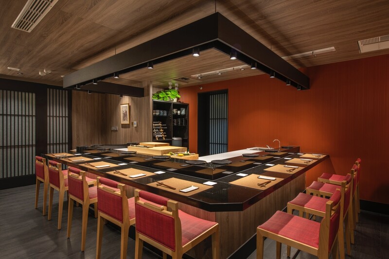 「辰壽司 割烹」空間。