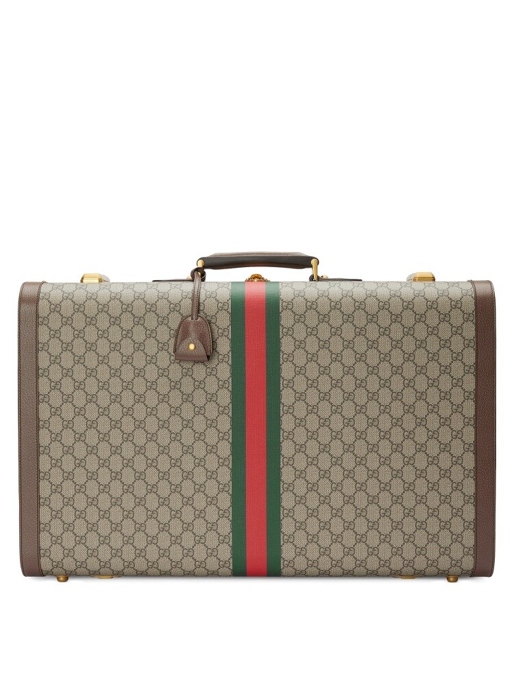 Gucci Savoy GG 緹花手提旅行箱,NT 211,300
