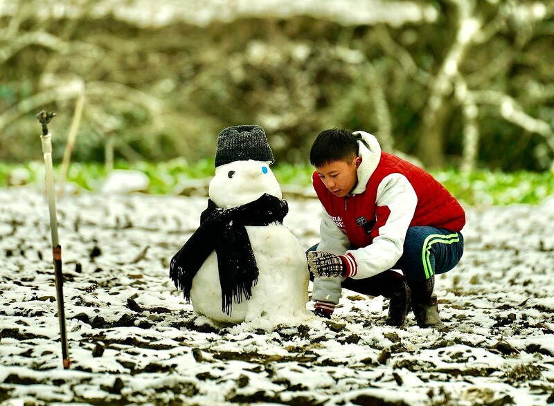 張祖鈞拍攝《哈勇家》時難得遇見兩次天降瑞雪