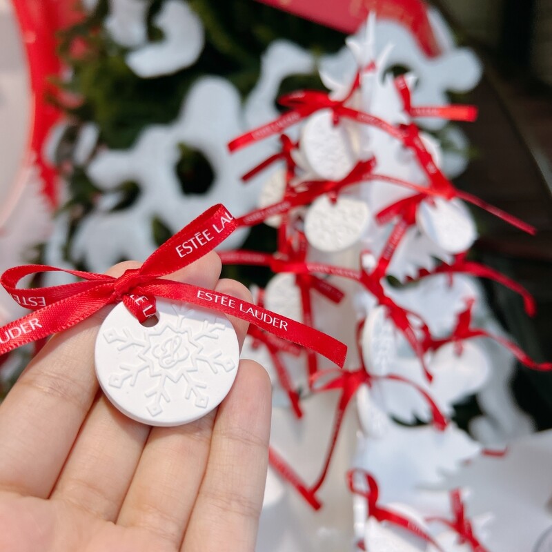 雅詩蘭黛2022聖誕精緻雪花擴香石。