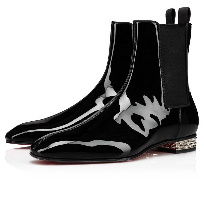 Christian Louboutin Roadyrocks漆皮短靴,NT$47,500