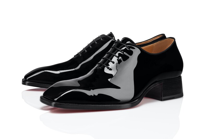Christian Louboutin Vatik漆皮方頭皮鞋,NT$39,300
