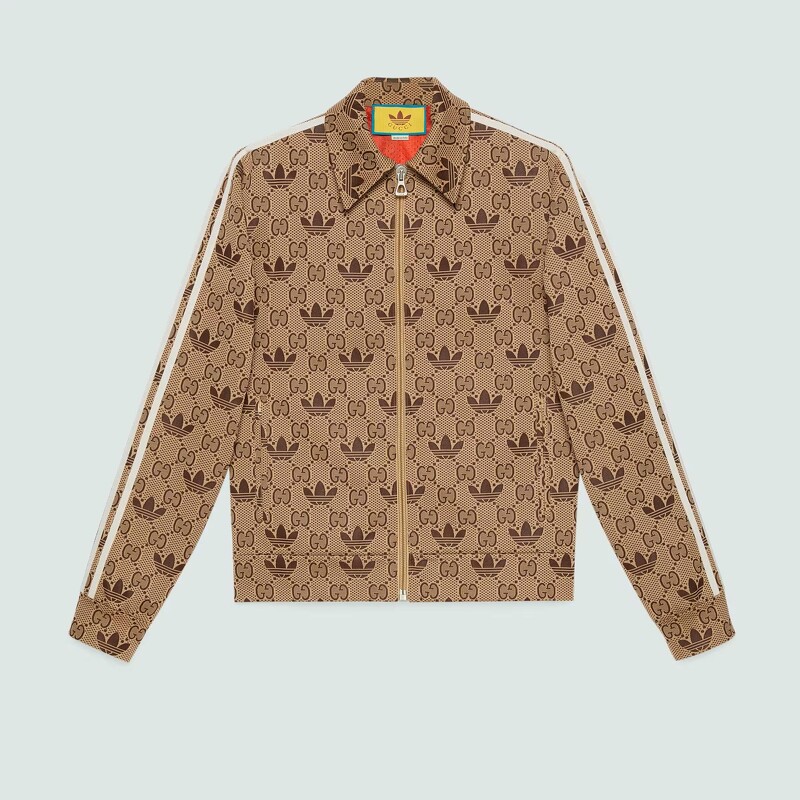 adidas x Gucci聯名系列拉鍊夾克,$63,000