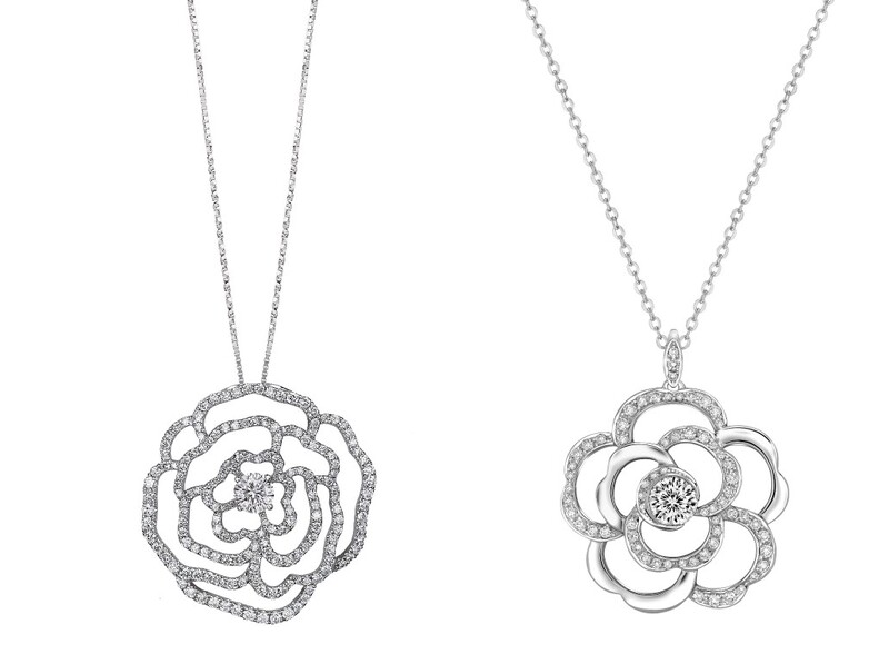 Peonia Diamond牡丹心鑽墜、Peonia Diamond瑰戀之心鑽墜。