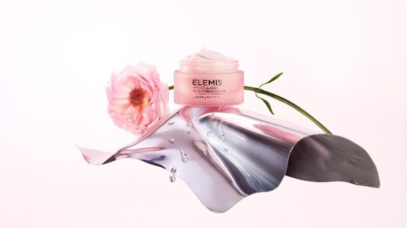ELEMIS海洋膠原玫瑰緊緻精華乳霜情境圖。
