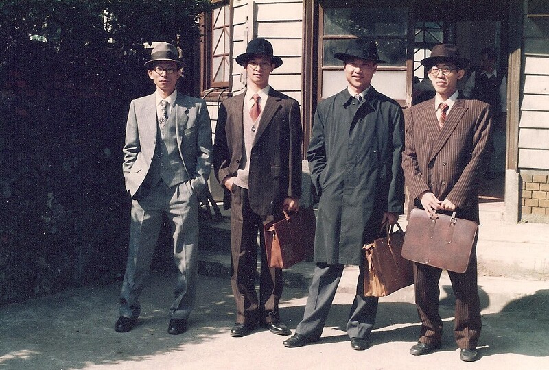 《悲情城市》演員吳念真、吳義芳、張大春、詹宏志(左至右)
