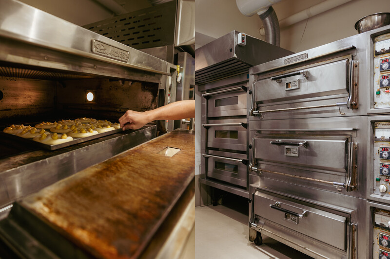鎮店之寶是80年代出廠的台製老烤箱。