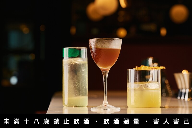 (從左至右)MOJITO、FOOD DESERT、NOT YET, KEEP DRIVING 。