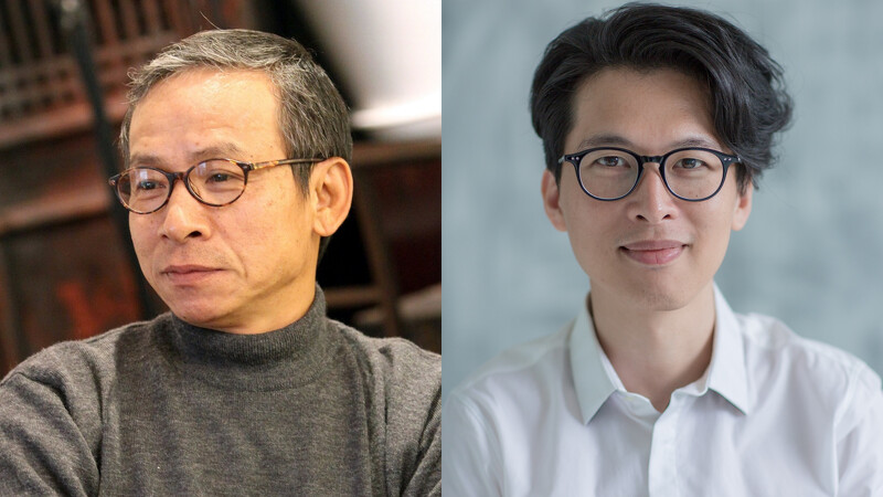 綠光創藝董事長、《清明時節》舞台劇導演吳念真(左)世界閱讀日前夕將與作家陳德政(右)於誠品信義店開講。