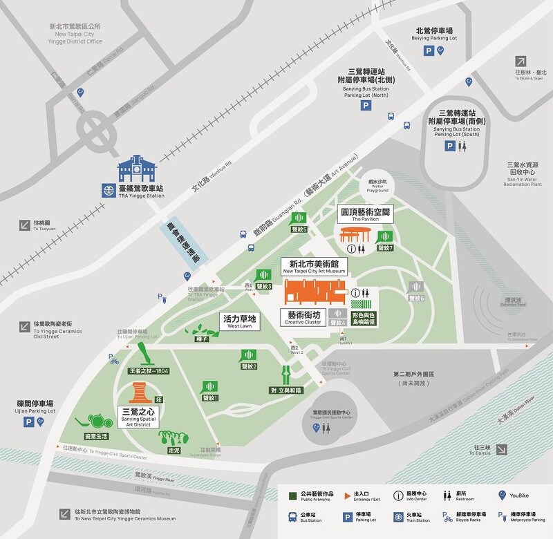 新北市美術館園區空間