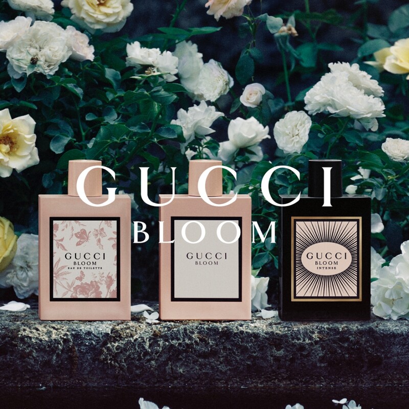 Gucci花悅系列香水情境。