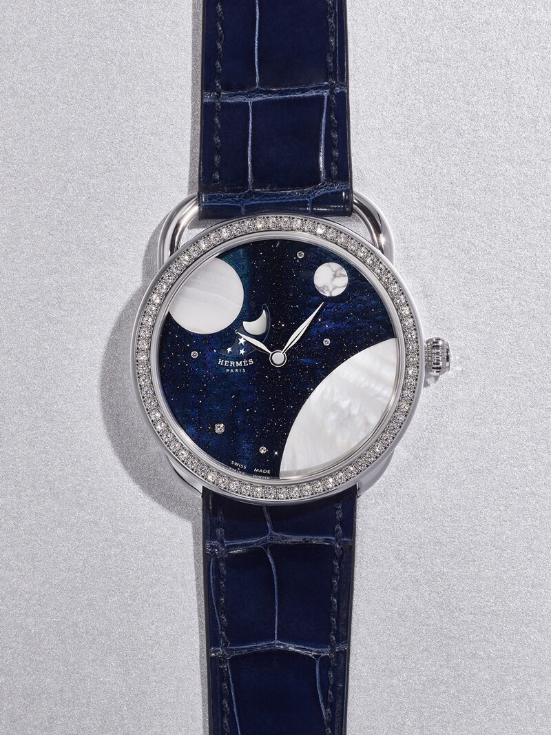 愛馬仕Arceau Petite Lune 小月相珠寶腕錶