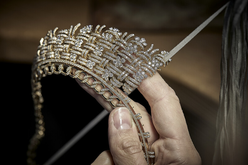 Tweed Royal項鍊工藝製作 - 步驟五