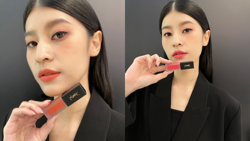 左:#221秘戀葡萄柚、右:#220微醺覆盆莓