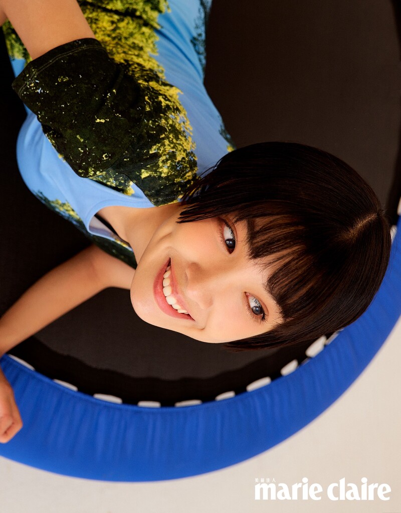 印花連身洋裝,agnès b.。