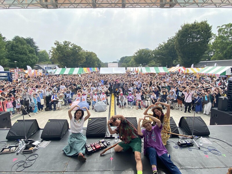 旺福日前參加Taiwan Plus東京上野公園公演