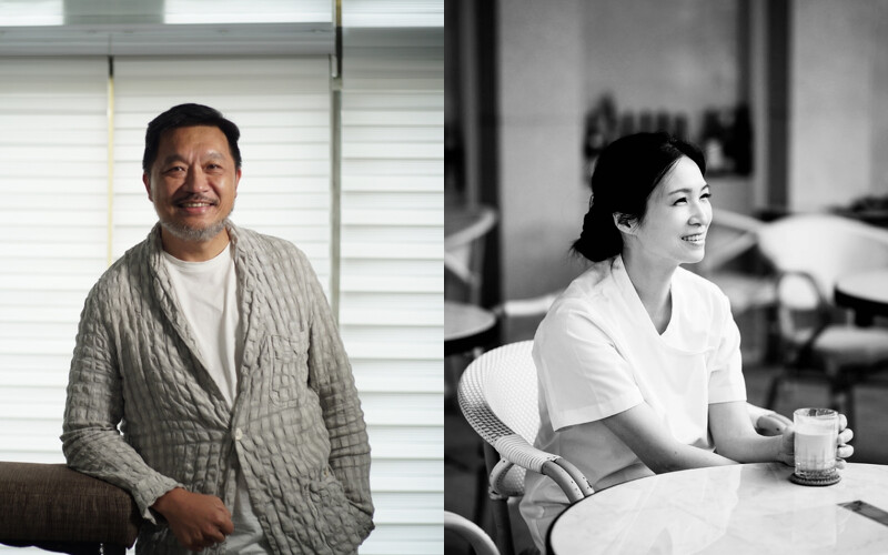 左為「大班樓」創辦人 Danny Yip,右為「le beaujour芃卓」廚藝總監陳嵐舒。