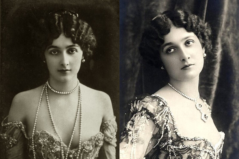 Lina Cavalieri(翻攝自維基百科)。19世紀知名的女高音聲樂家 Lina Cavalieri(1874-1944)。