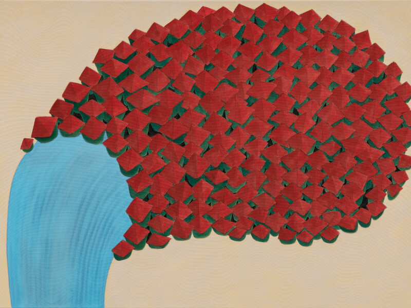 你曾常常笑著-4_2021_70.0 × 100.0 cm_壓克力、畫布