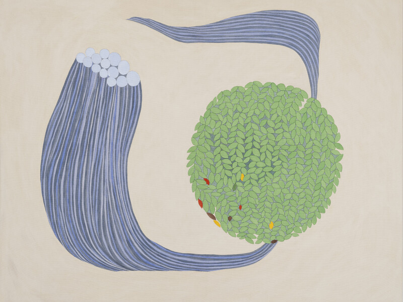 人與植物_2023_120.0 × 150.0 cm_壓克力、畫布