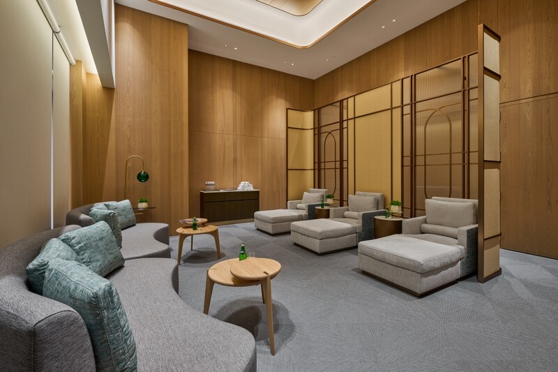 台北漢來大飯店Valmont Spa公共空間。