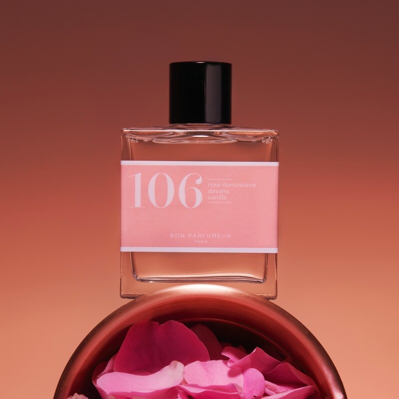 法國香水Bon Parfumeur 100花香調的粉色。