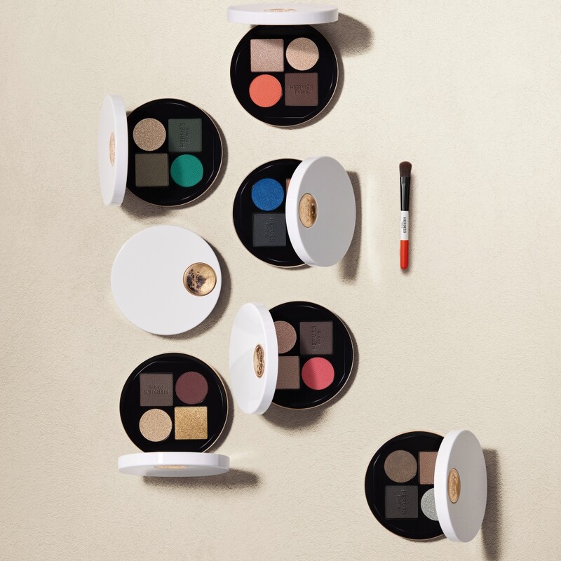 Le Regard Hermès Ombres 愛馬仕全色系眼影視覺。