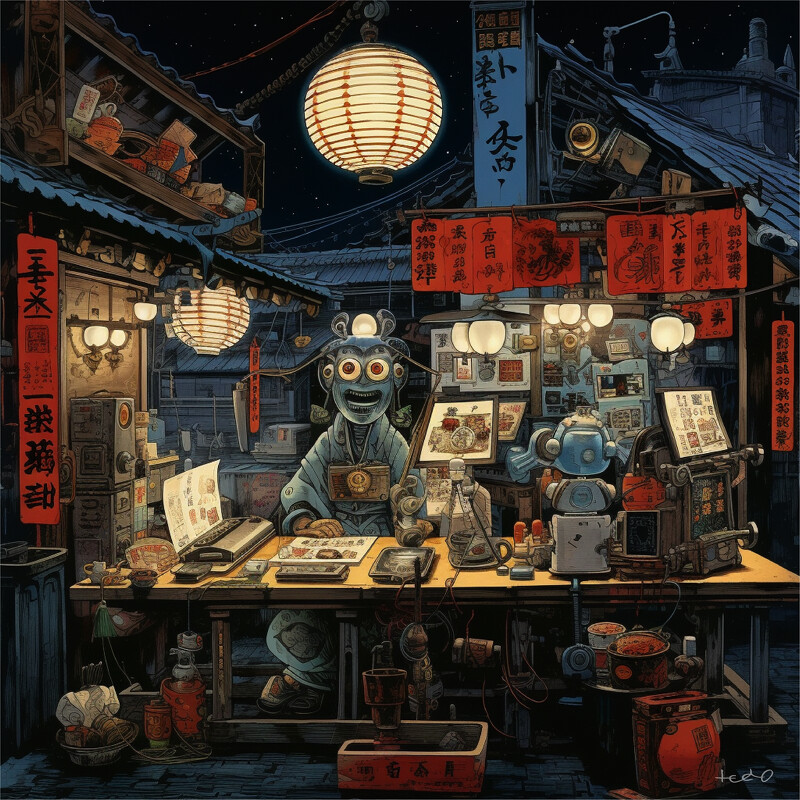 江戶未來世 Hello Edo!《屋台系列》 Yatai Series。圖片/藝術家提供