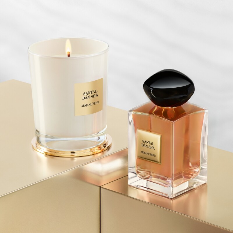 ARMANI/PRIVÉ高級訂製淡香水花園系列-東方紅木香氛蠟燭175g,NT3,500