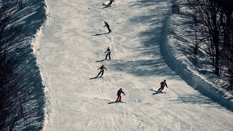 冬季滑雪成了一項熱門運動,也是正流行的度假方式。
