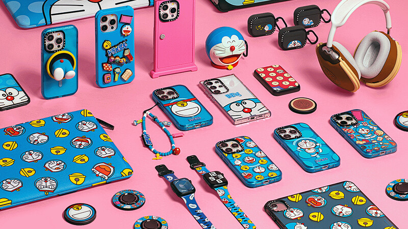 CASETiFY 首度與《哆啦A夢》聯名推出一系列電子配件