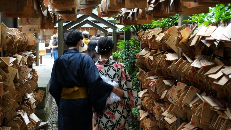 川越冰川神社。