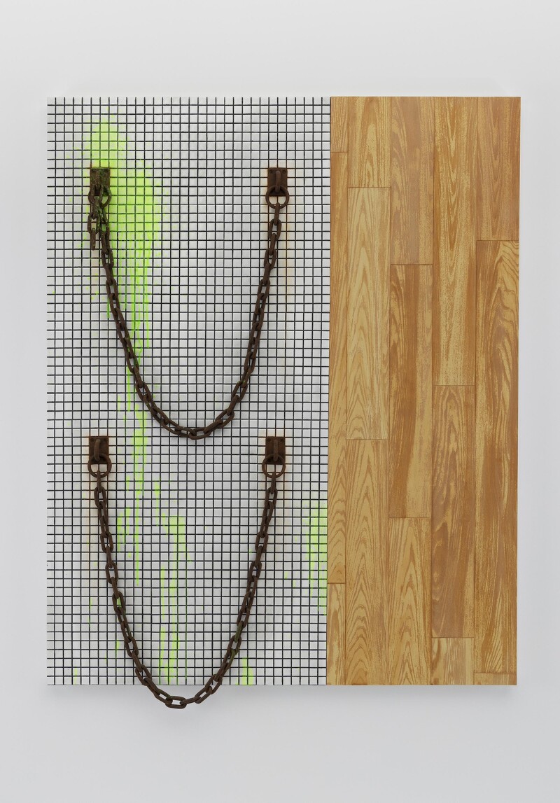 MAKI Gallery Keisuke Tada, “trace / dimension #54”, 2023, Oil, acrylic, and pigment on canvas, 162.0 x 130.3 x 6.0 cm. Image courtesy of the artist and MAKI Gallery。