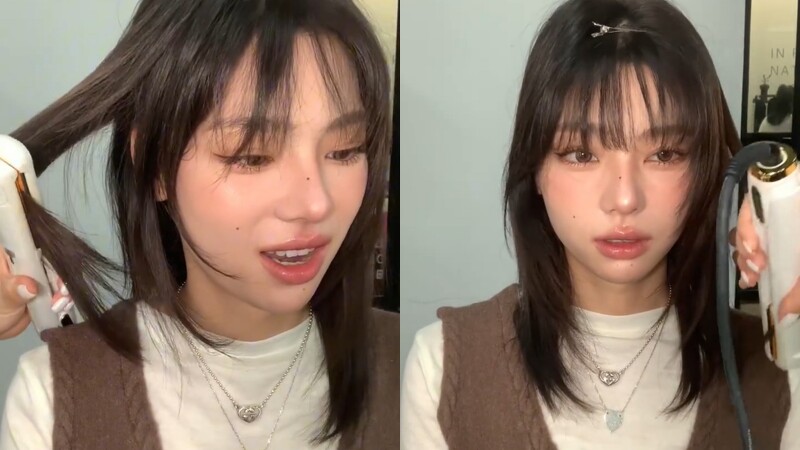 剪了层次髮型不会整理？掌握离子夹用法技巧和步骤，夹出锁骨髮头包脸效果
