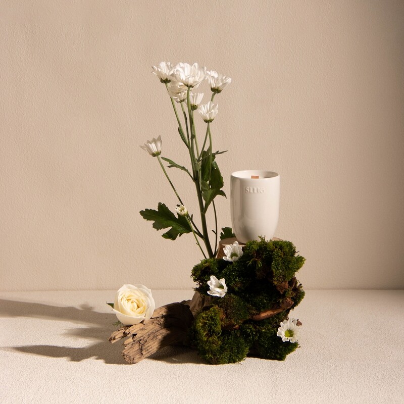 SLLIG居家職人陶瓷香氛大豆蠟燭(花漾BLOOMING)140g,NT1,980