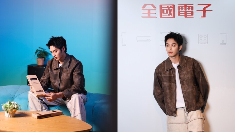 曹佑寧出席全國電子「LIFE+ 新元界」記者會,親身體驗利用廢液晶螢幕製ESG環保鞋墊,見證全國電子業界首創的「ESG多功能環保鞋墊」超凡魅力。曹佑寧經紀人提供;攝影/蔡傑曦