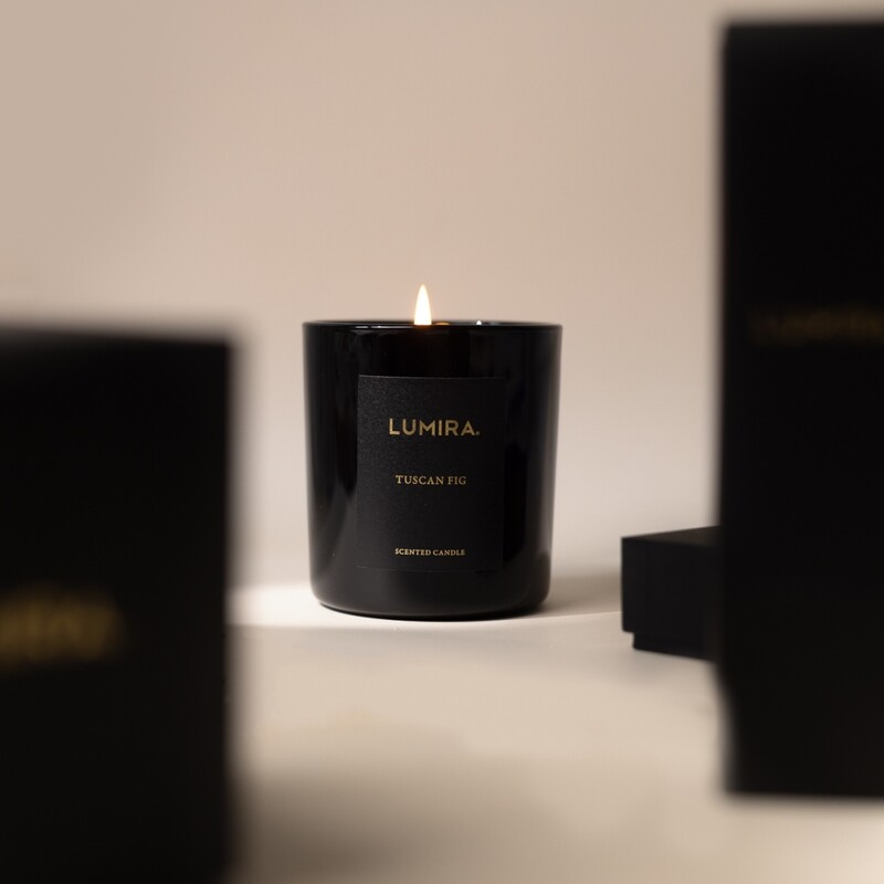 LUMIRA經典黑瓶蠟燭Tuscan Fig托斯卡尼無花果300g,NT2,880