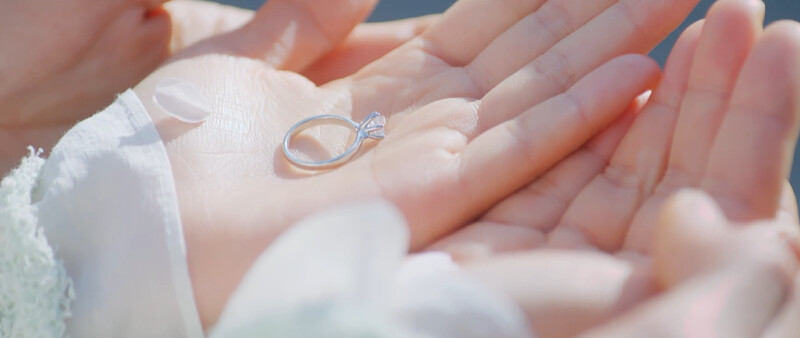 善宰的願望是和仁率結婚,花瓣飄散後露出鑽戒,讓任率感動又驚喜