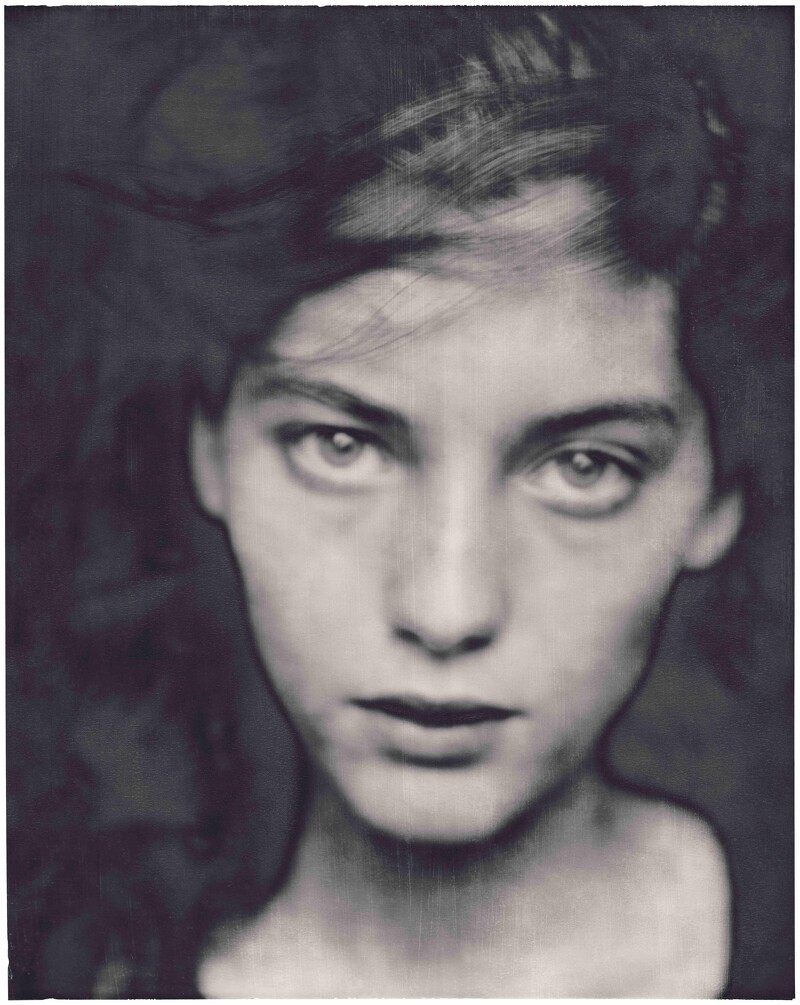 Lucie de la Falaise,巴黎,1990,碳印。