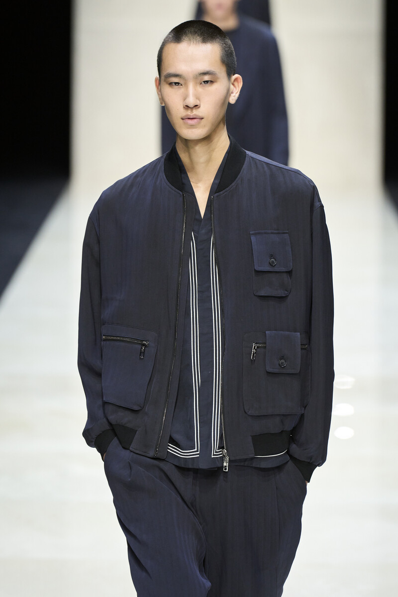 Giorgio Armani 2025SS 男裝系列。